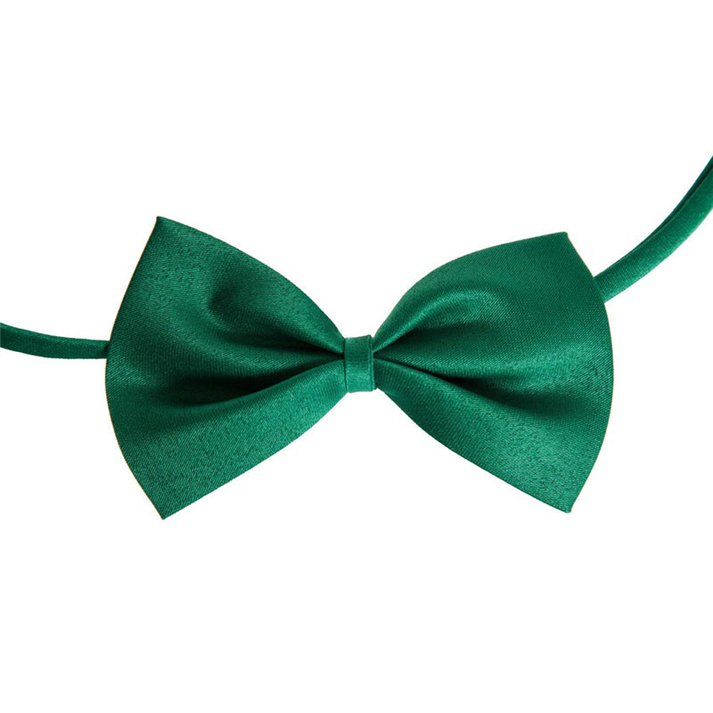 Adjustable Bow Tie Pet Kitten Dog Cat  Puppy Wedding Pet Collar [Dark Green]