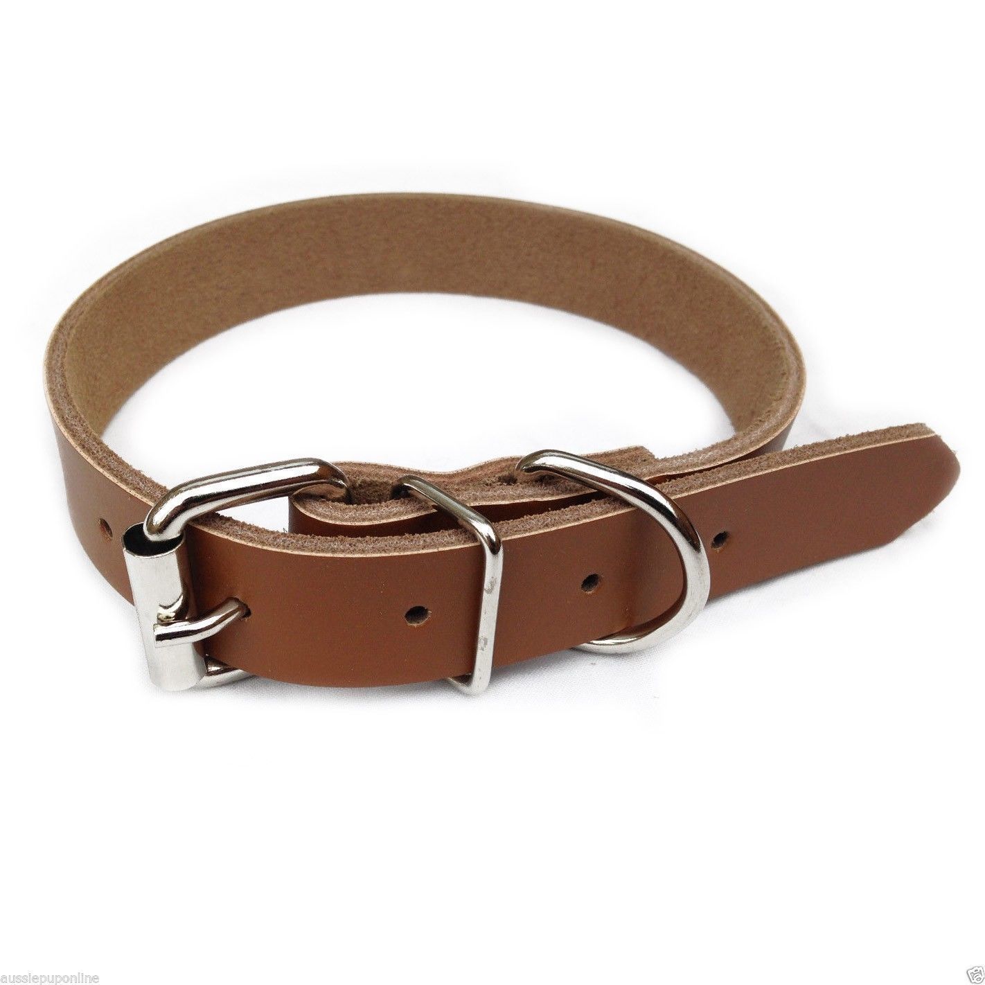 Real Leather Dog Collar - Matching Leash available Pet Puppy Leads | eBay