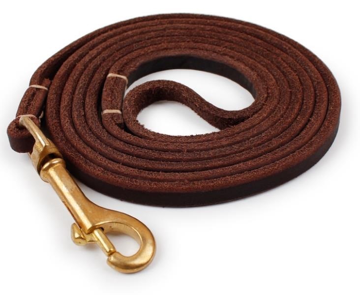 Dog Lead with Strong Brass Buckle [Length: 1.5 Meters]